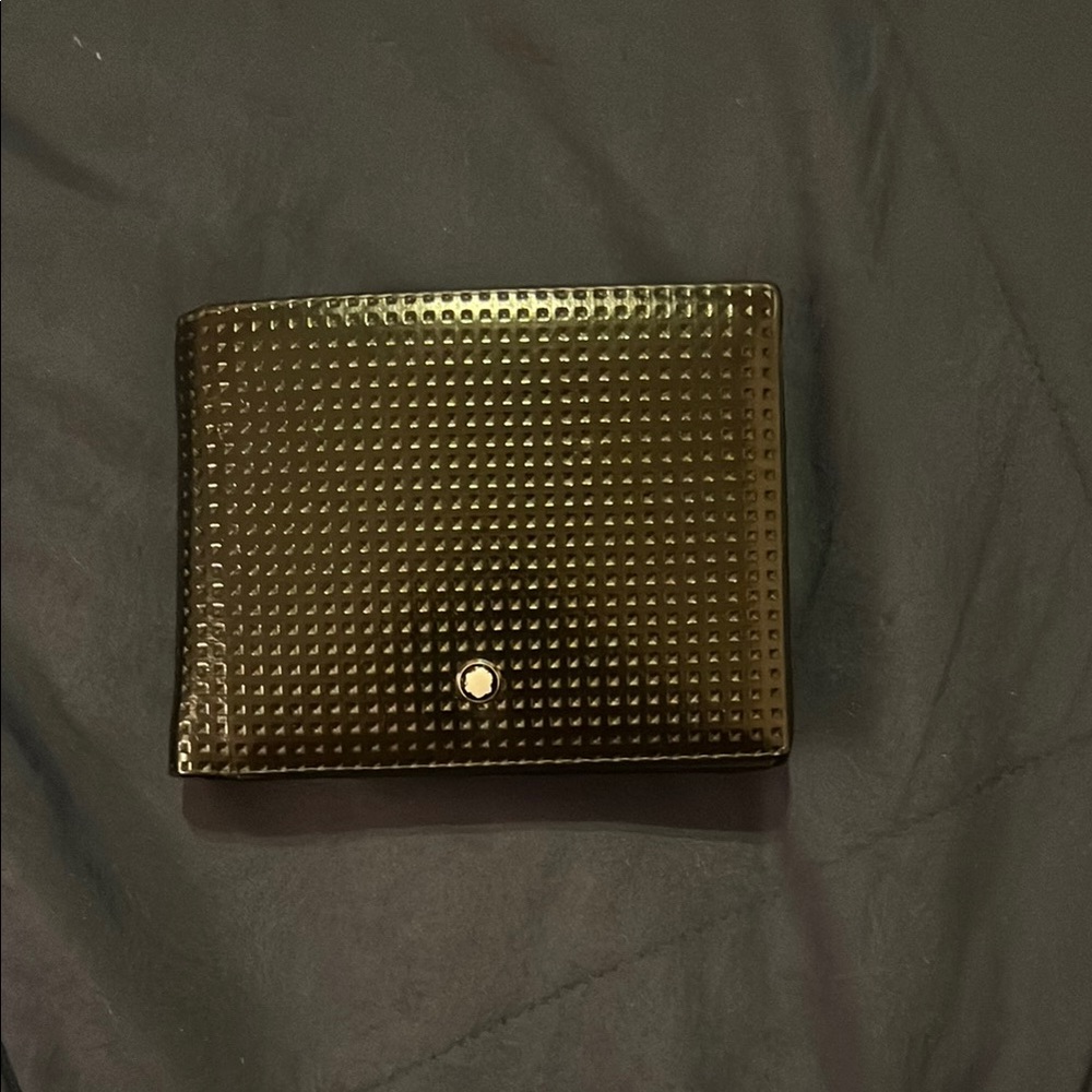 Mont Blanc Black Textured Key & Card Holder